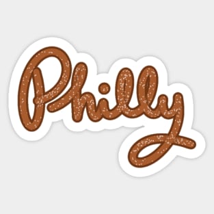 Philly Pretzel Sticker